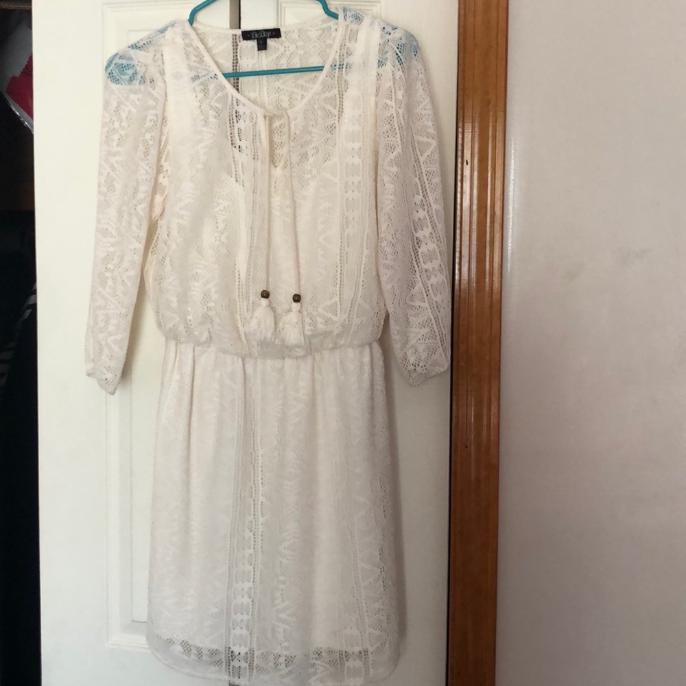 Cream White Dress